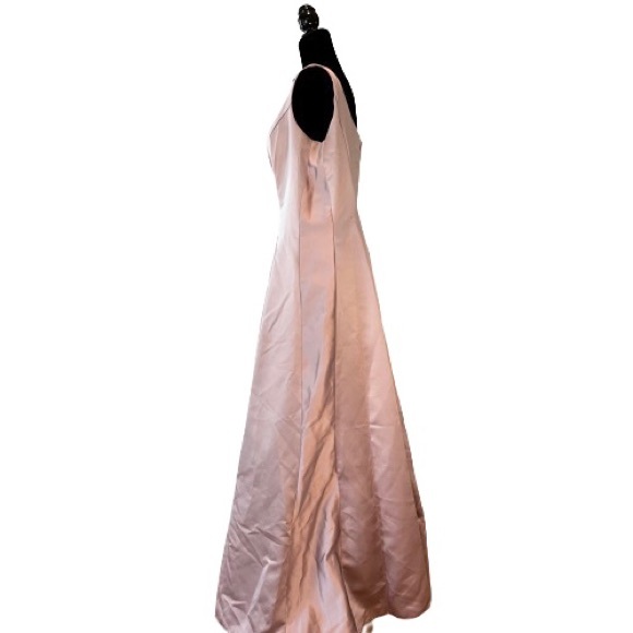 Jessica McClintock Vintage Bridal Lavender Floor Length Dress - Picture 3 of 7